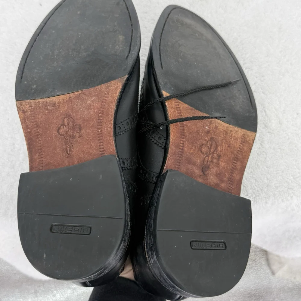 Cole Haan C11435 Black Leather Wingtip Shoes nK Air Soles Men’s Size 10W